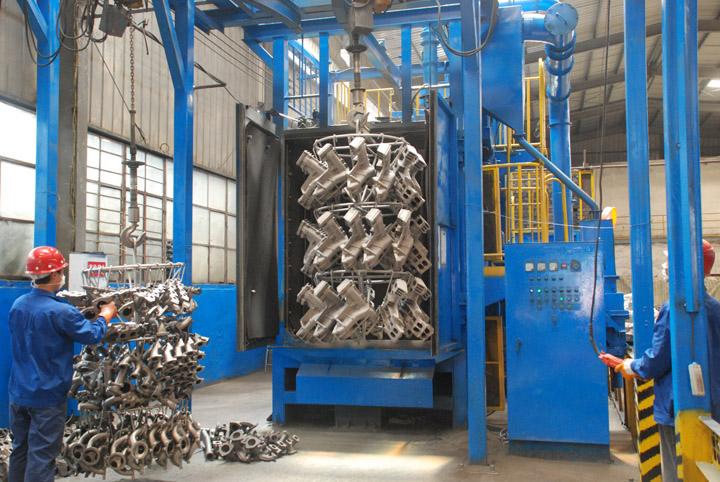 汽車發(fā)動機(jī)拋丸機(jī)翻新設(shè)備