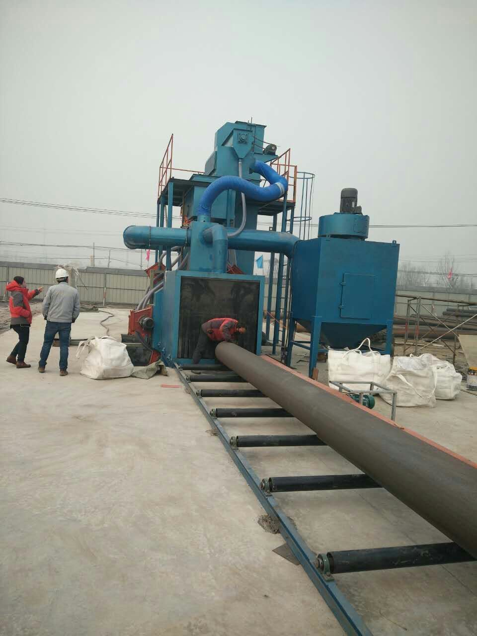 鋼結構拋丸機圖六 鋼結構拋丸機圖六